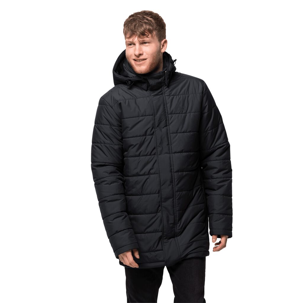 Jack Wolfskin SVALBARD Vestes Homme Noir - CPLZBRG-03